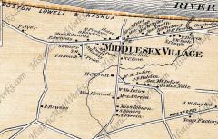 Map of Middlesex Village